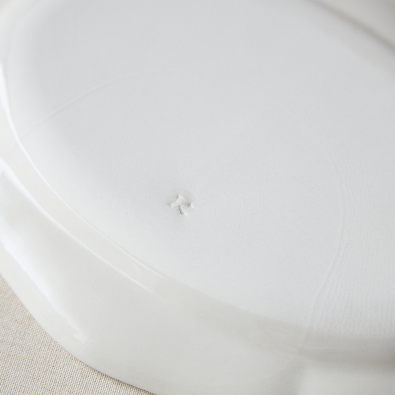 かもめ製作所/花リムオーバルプレート