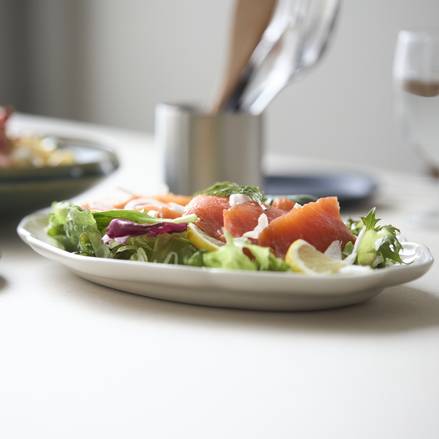 かもめ製作所/花リムオーバルプレート