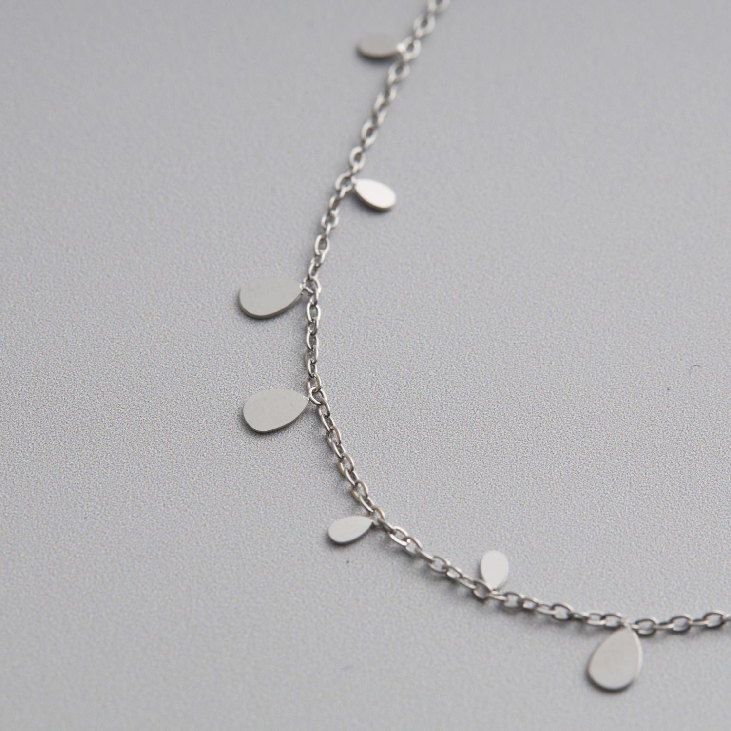 F.sequence/ステンレスドロップネックレス