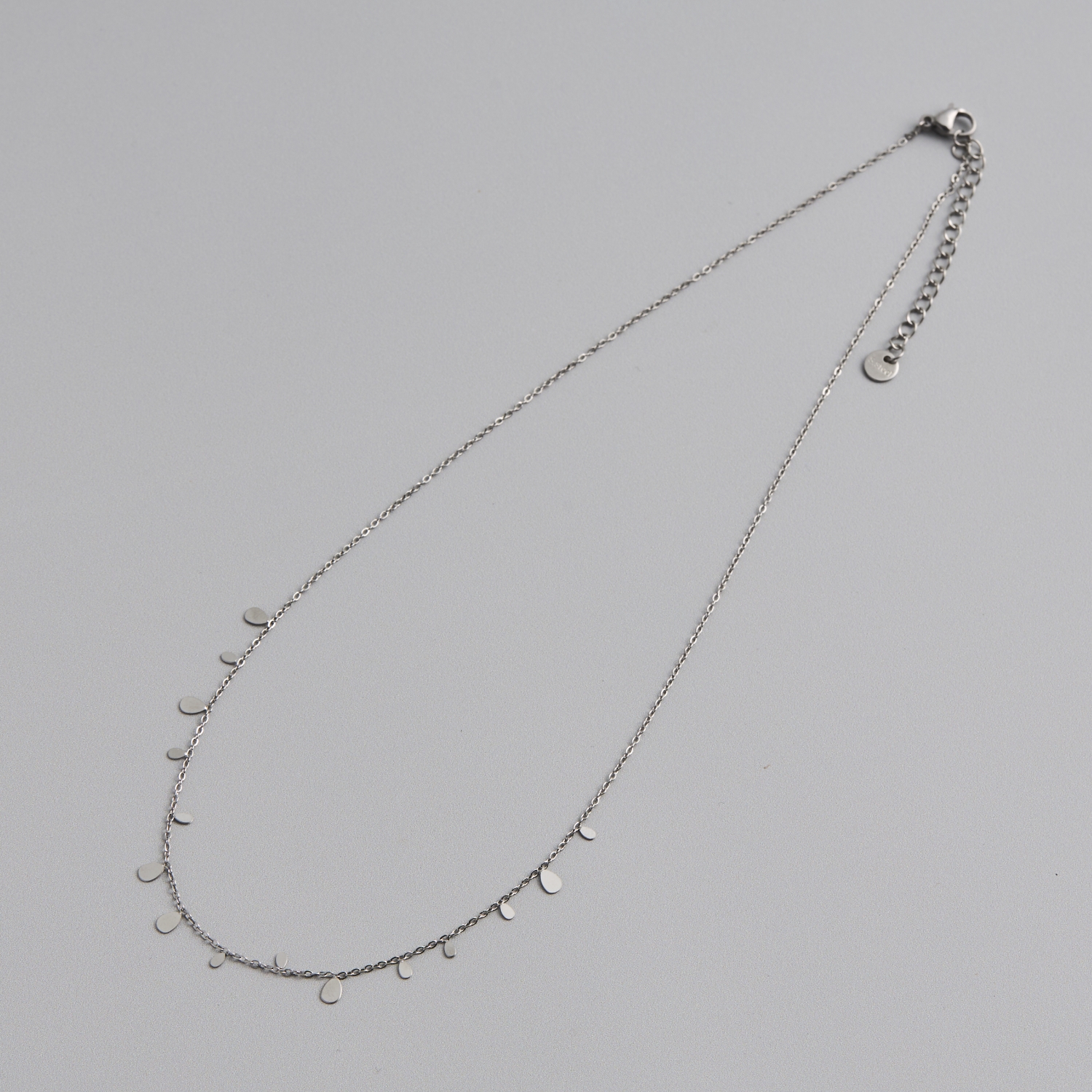 F.sequence/ステンレスドロップネックレス