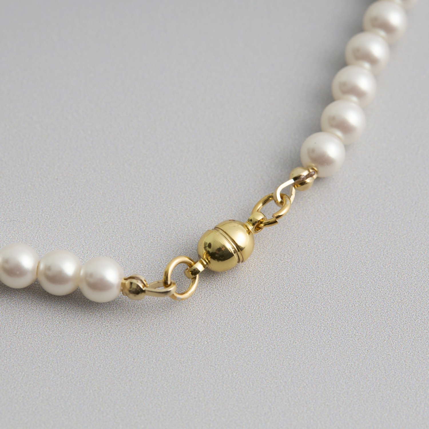 F.sequence/ボックスチェーンパールネックレス