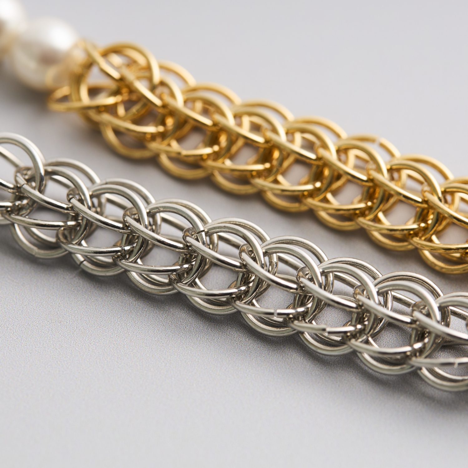 F.sequence/ボックスチェーンパールネックレス