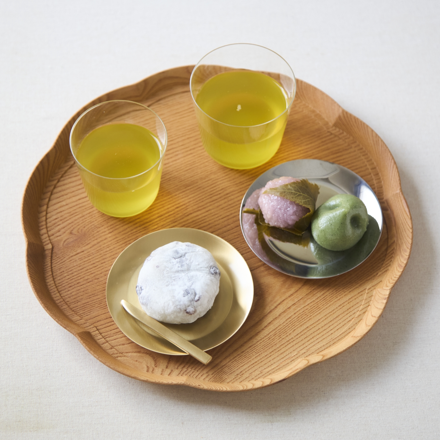 保堂/ソーサー・菓子皿 真鍮