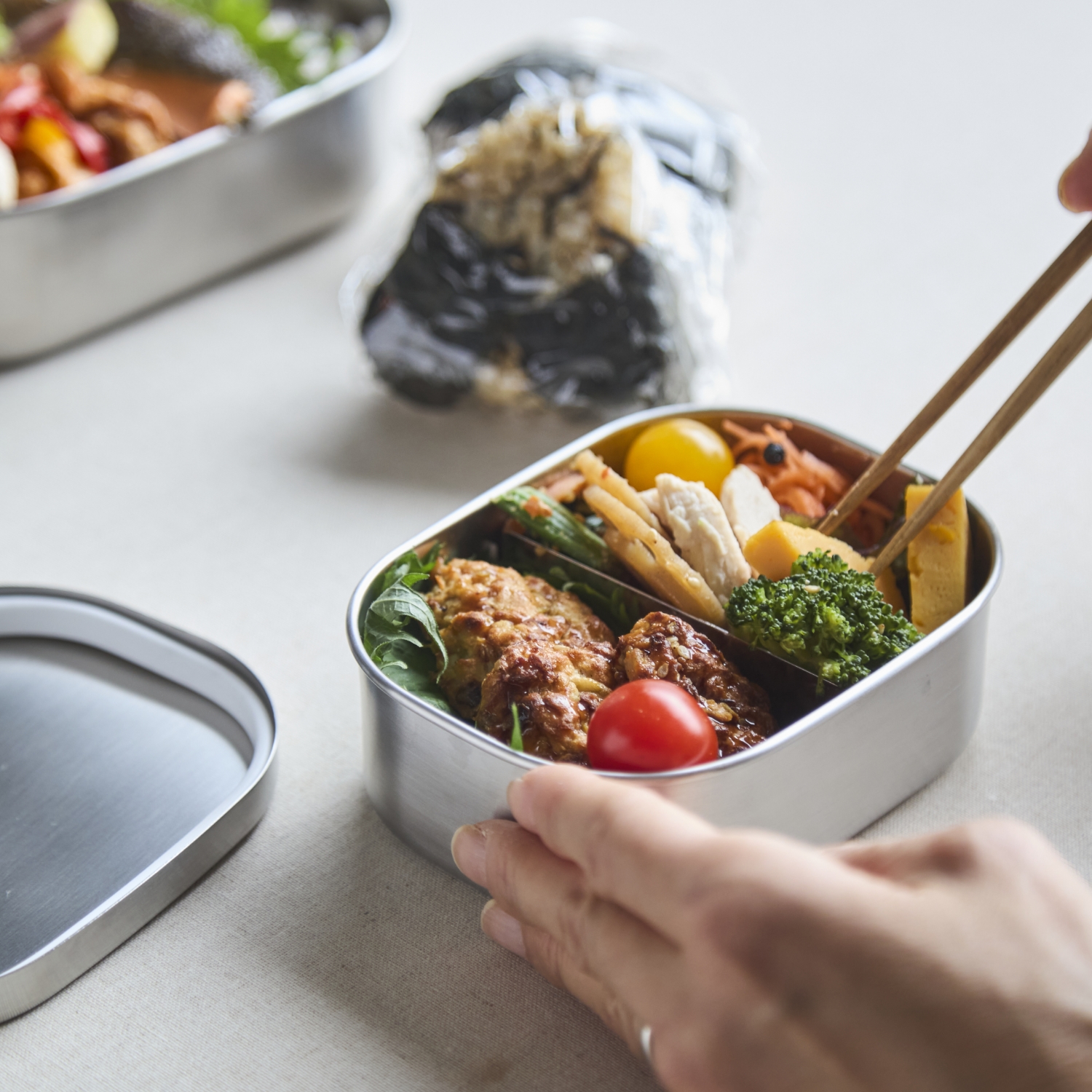 角弁当箱 小1段