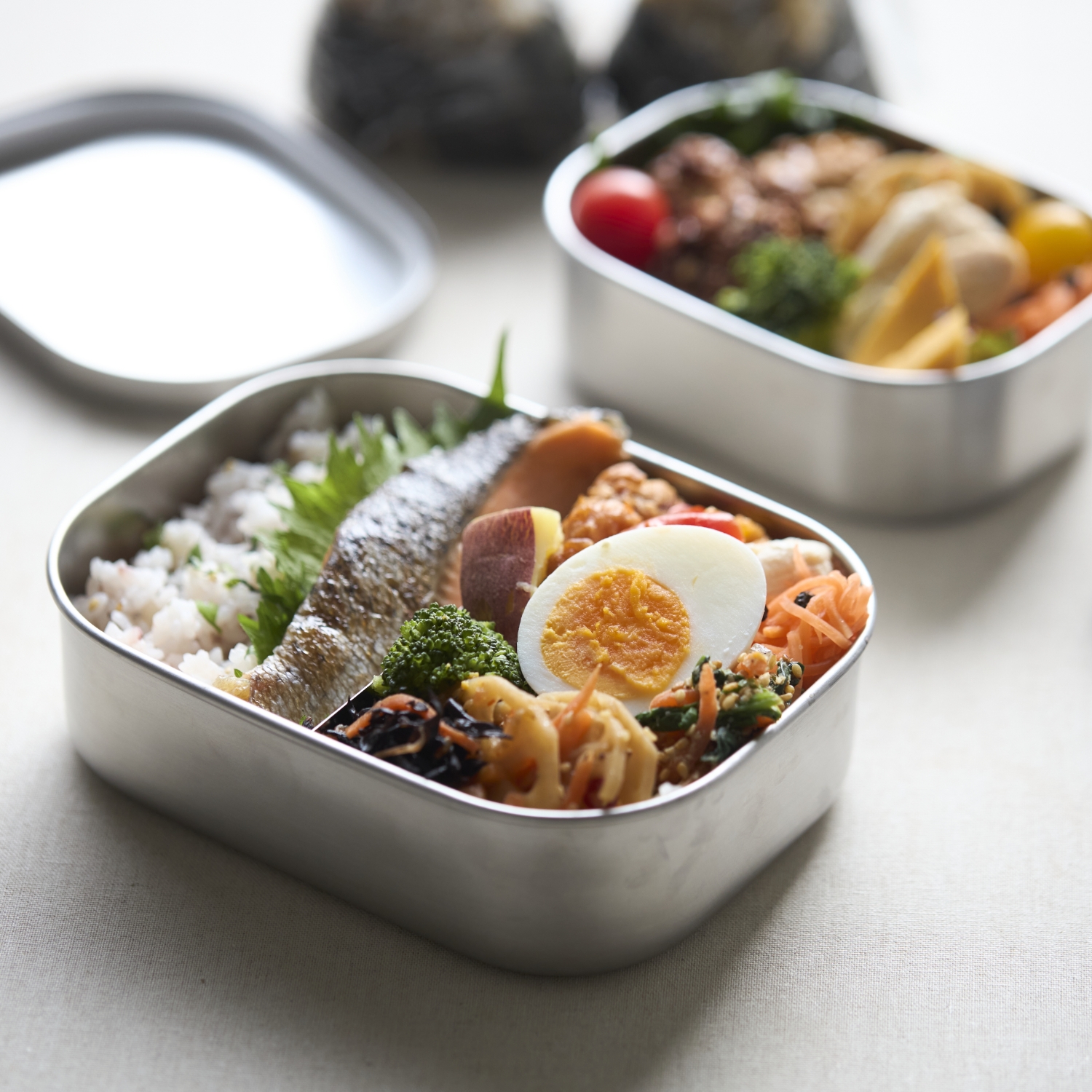 角弁当箱 中1段