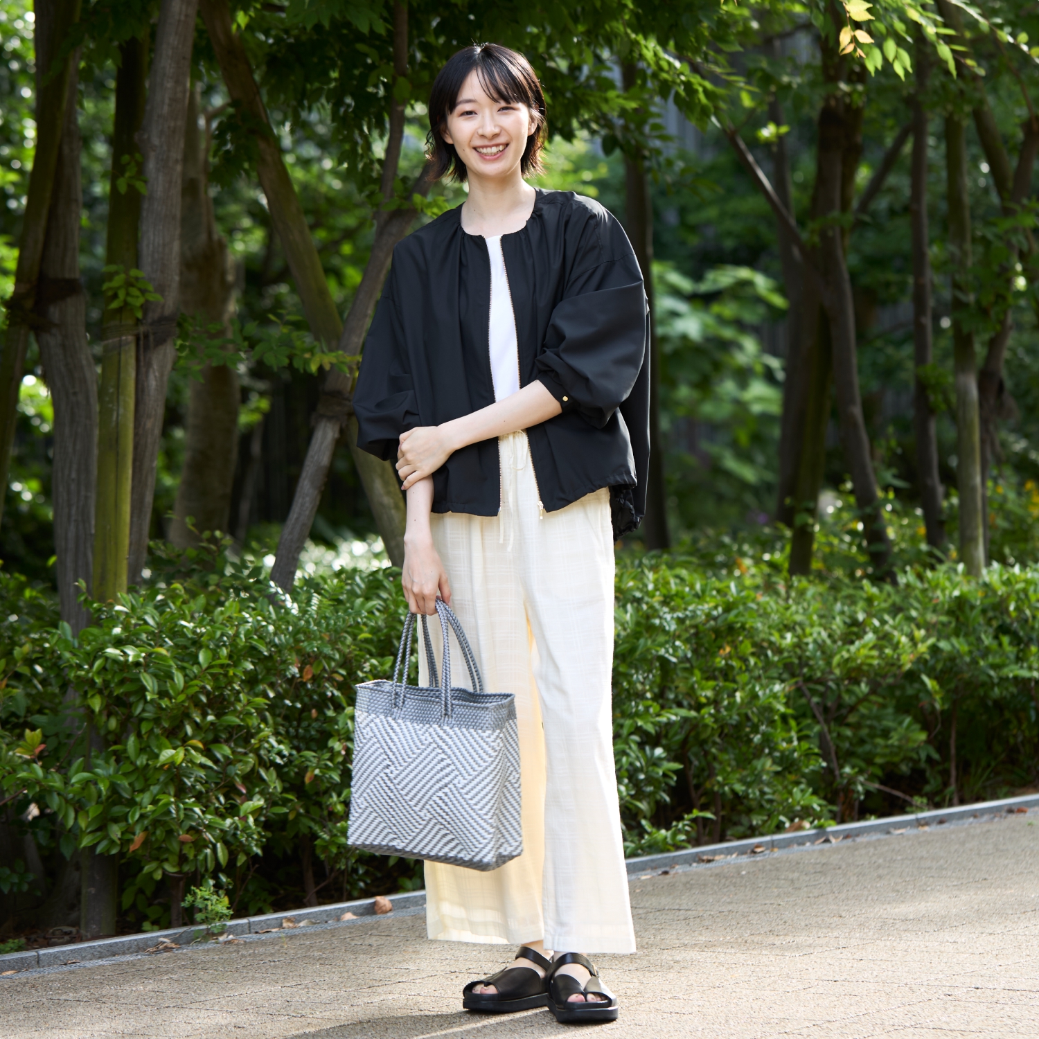 Kilka/軽くて洗えるUVカット＆撥水ブルゾン