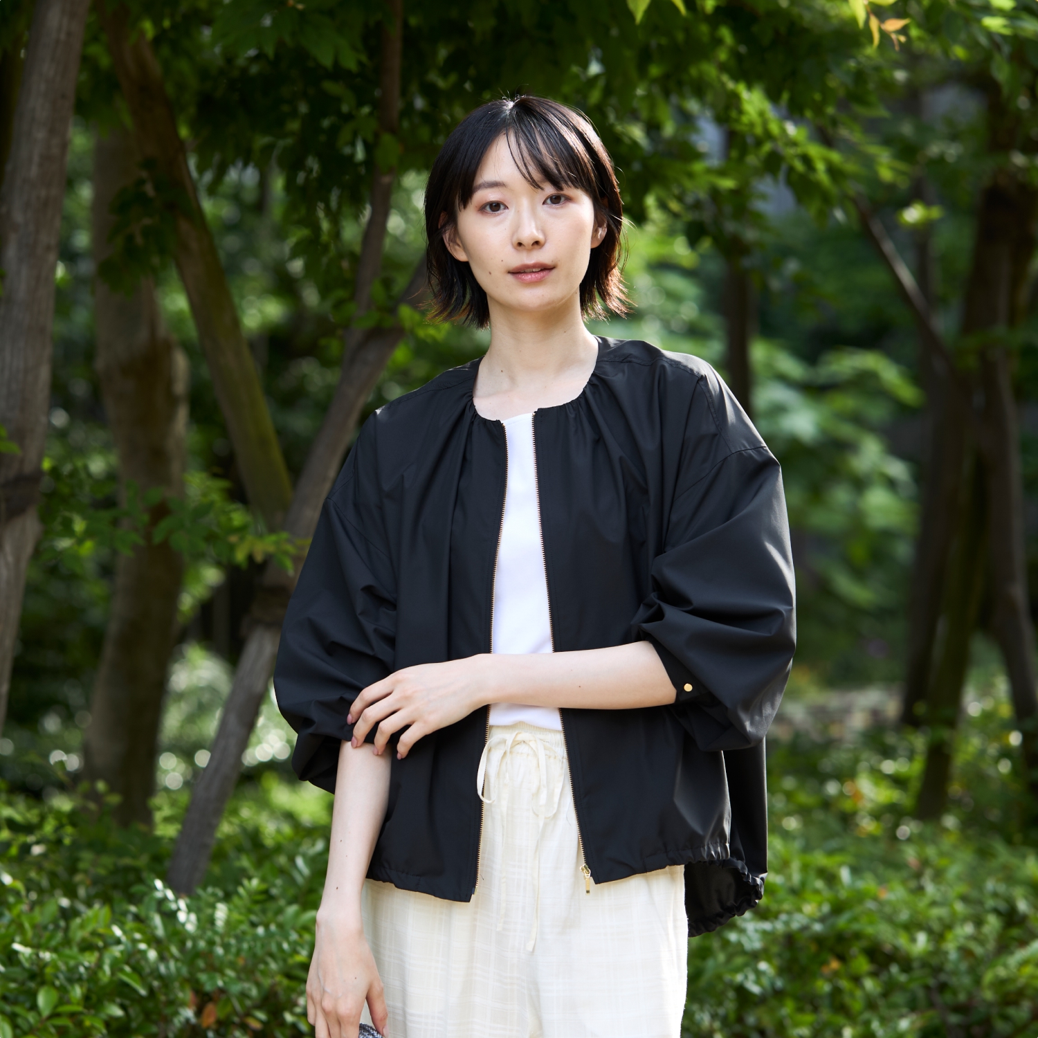 Kilka/軽くて洗えるUVカット＆撥水ブルゾン