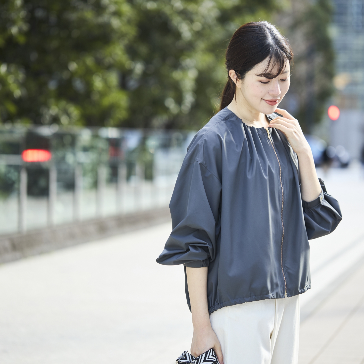 Kilka/軽くて洗えるUVカット＆撥水ブルゾン