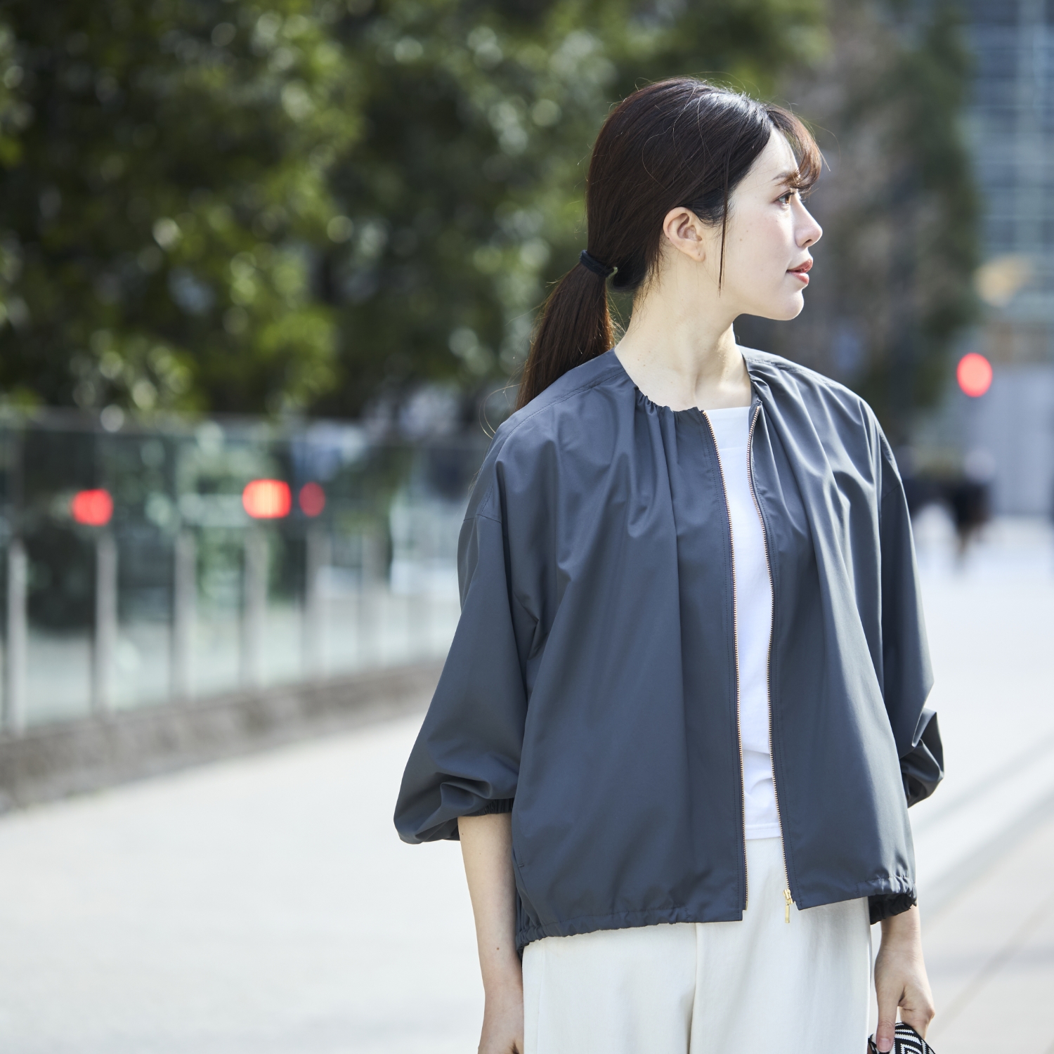 Kilka/軽くて洗えるUVカット＆撥水ブルゾン