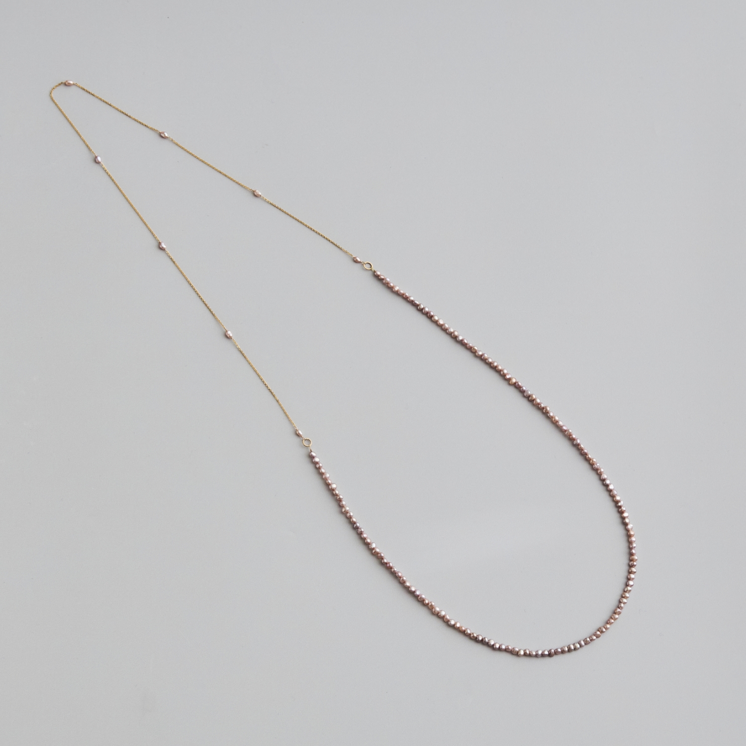 misa/Kilka two way magnet clasp necklace ピンクパール