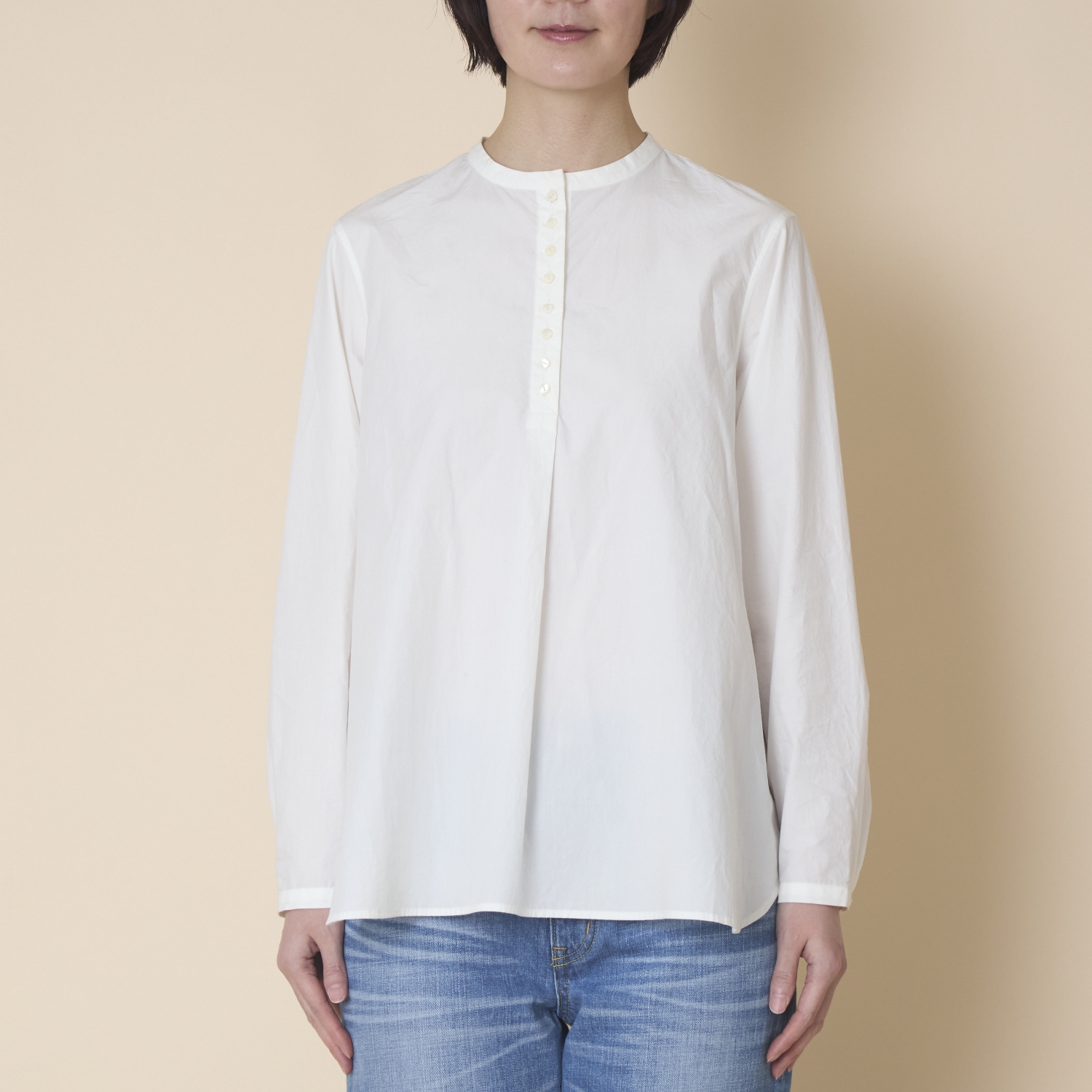 nuhji/ベリッザ　スーピマコットンタイプライターシャツ