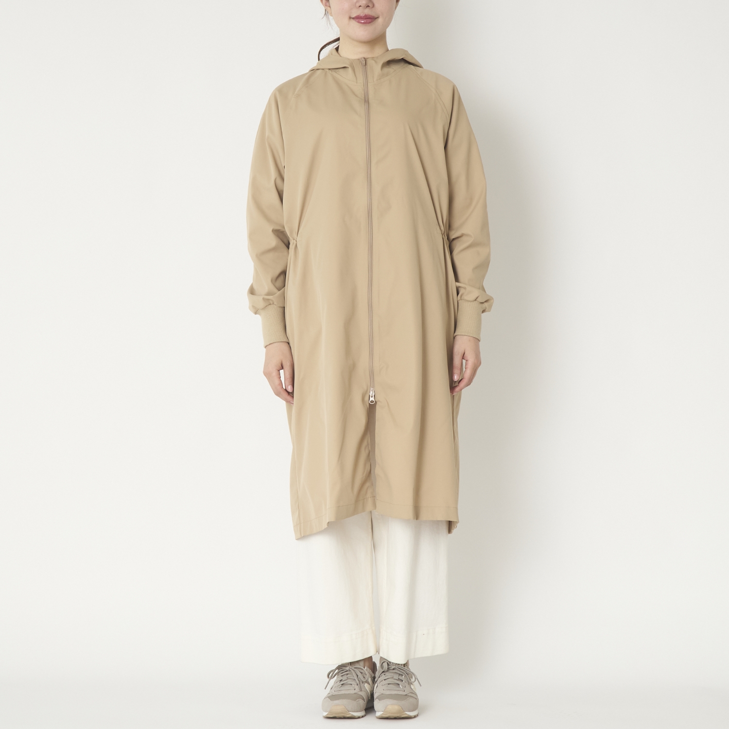 motone/スタイルストア限定　撥水＆ストレッチフード付きコート