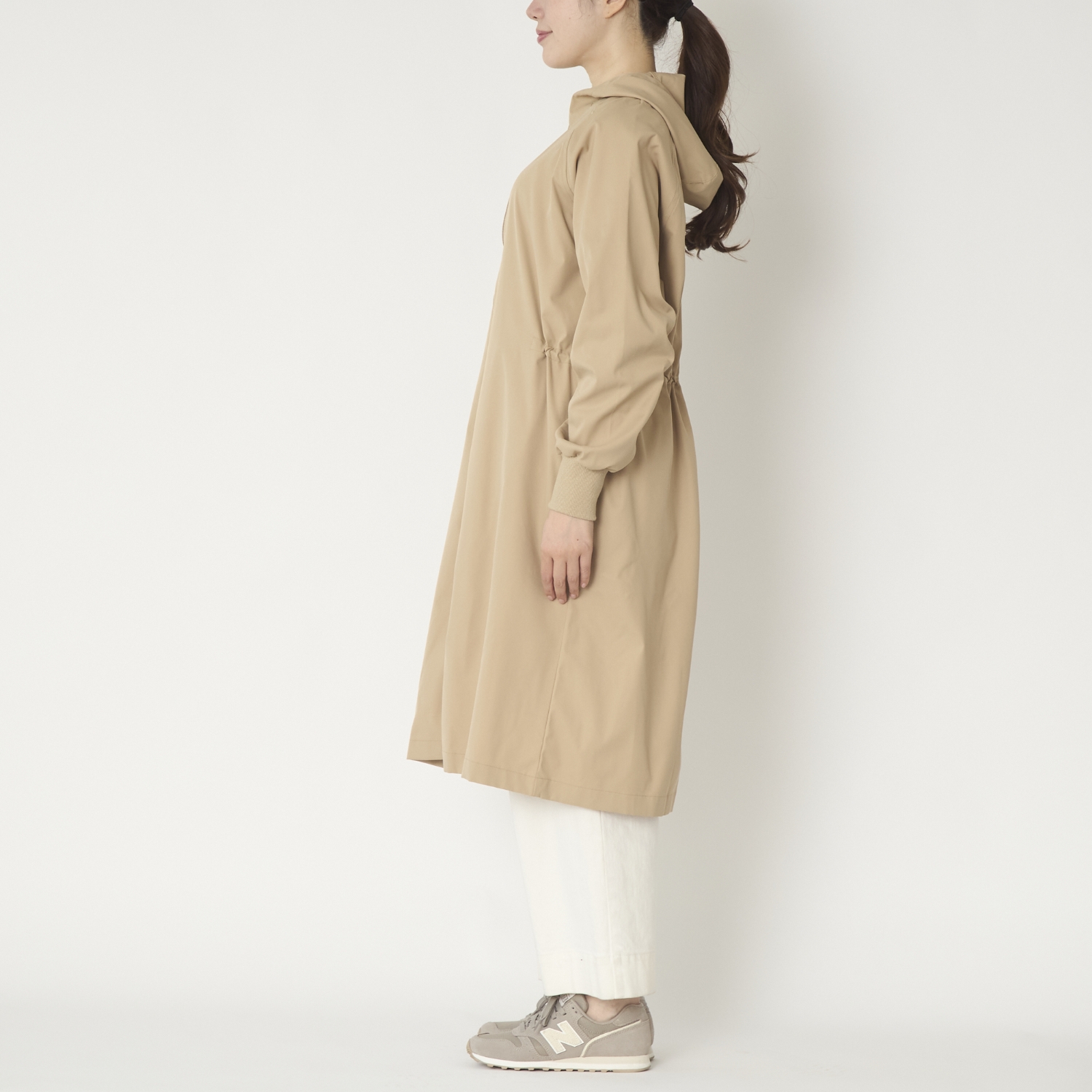 motone/スタイルストア限定　撥水＆ストレッチフード付きコート