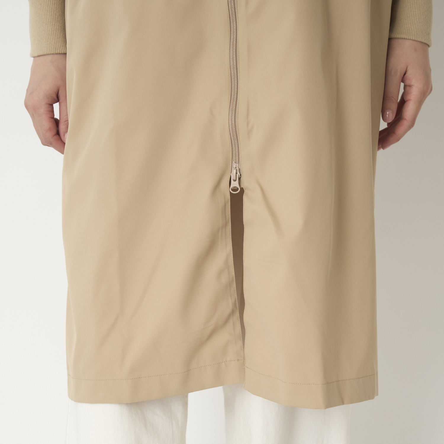 motone/スタイルストア限定　撥水＆ストレッチフード付きコート