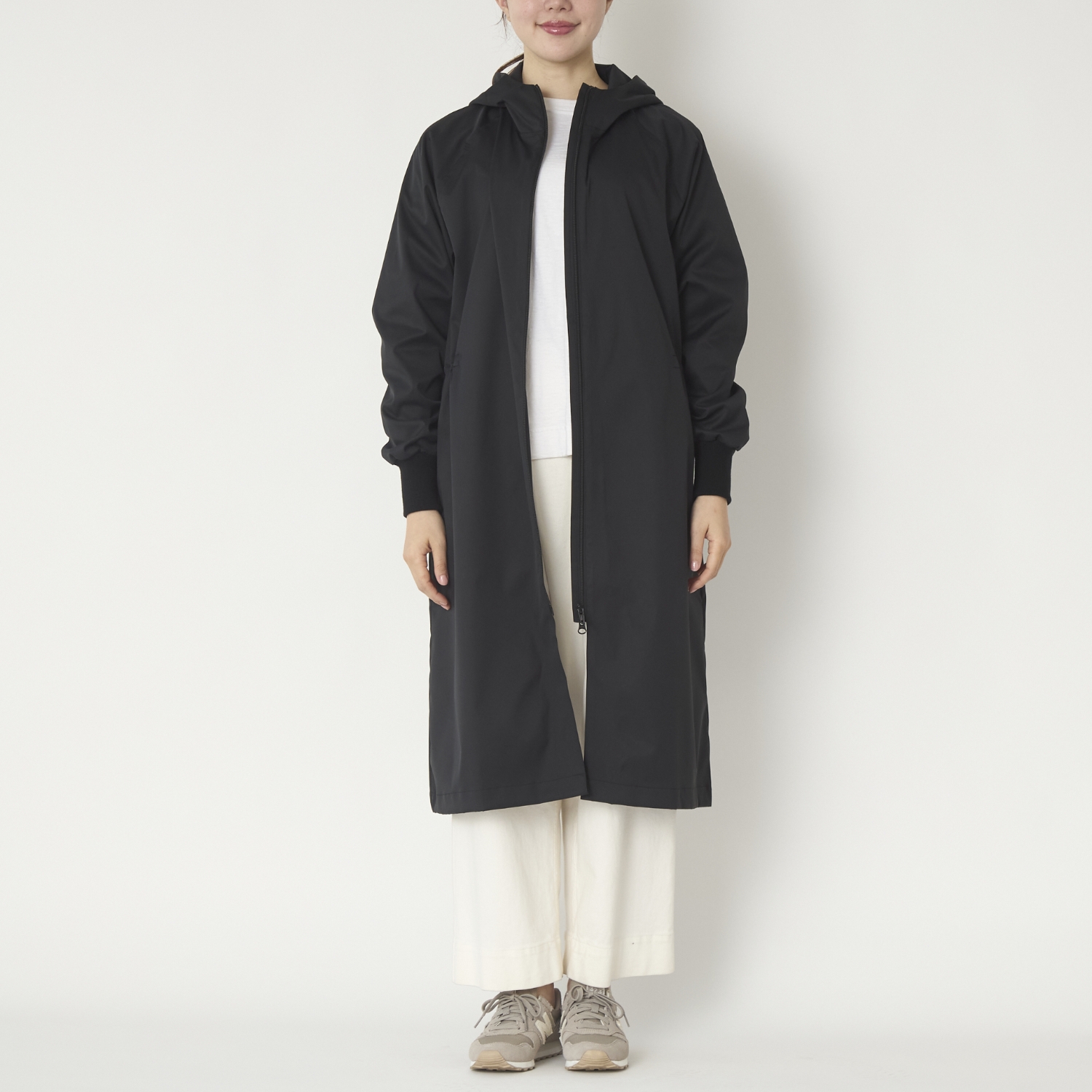 motone/スタイルストア限定　撥水＆ストレッチフード付きコート