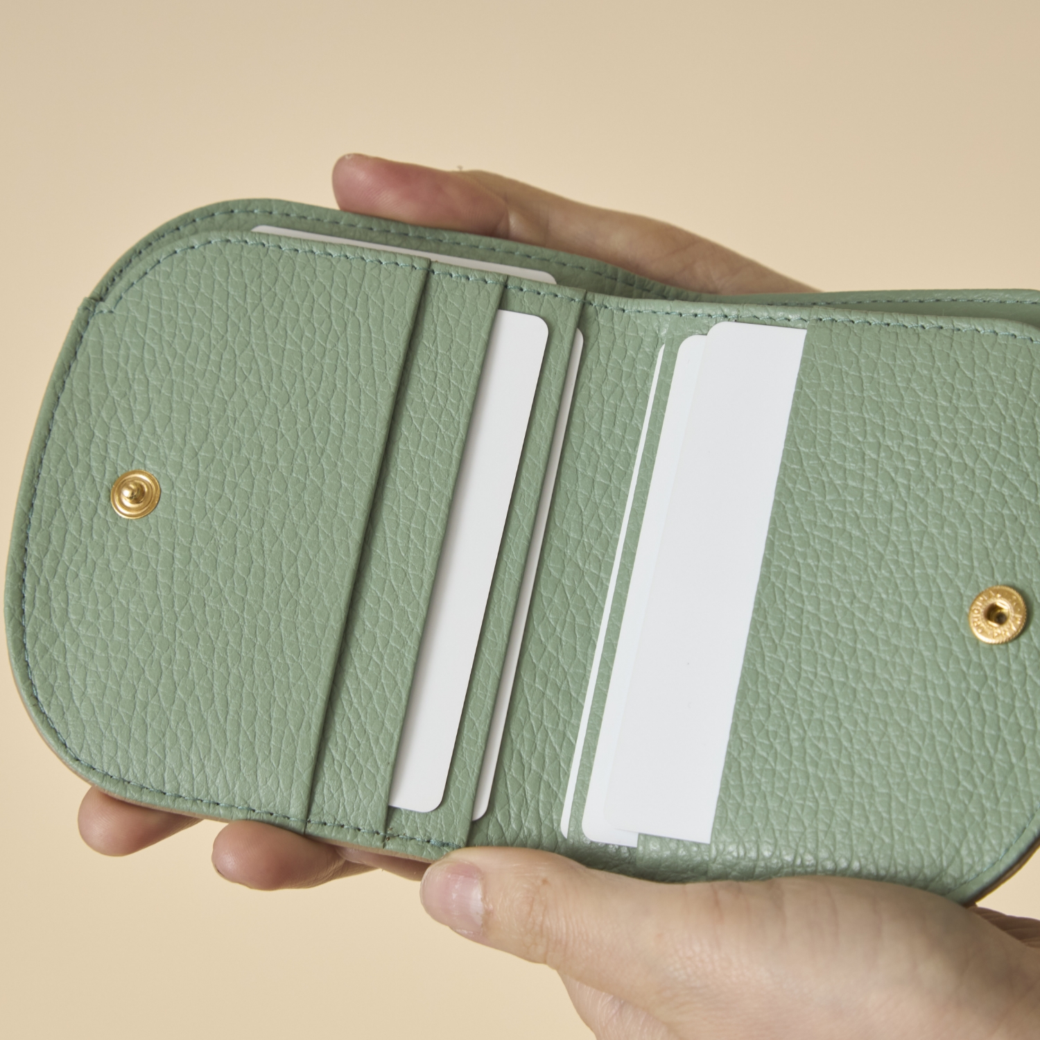 MUZICA VITA/COMBI二つ折り財布　バイカラー