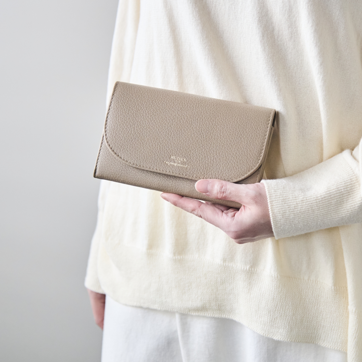 MUZICA VITA/COMBI長財布　バイカラー