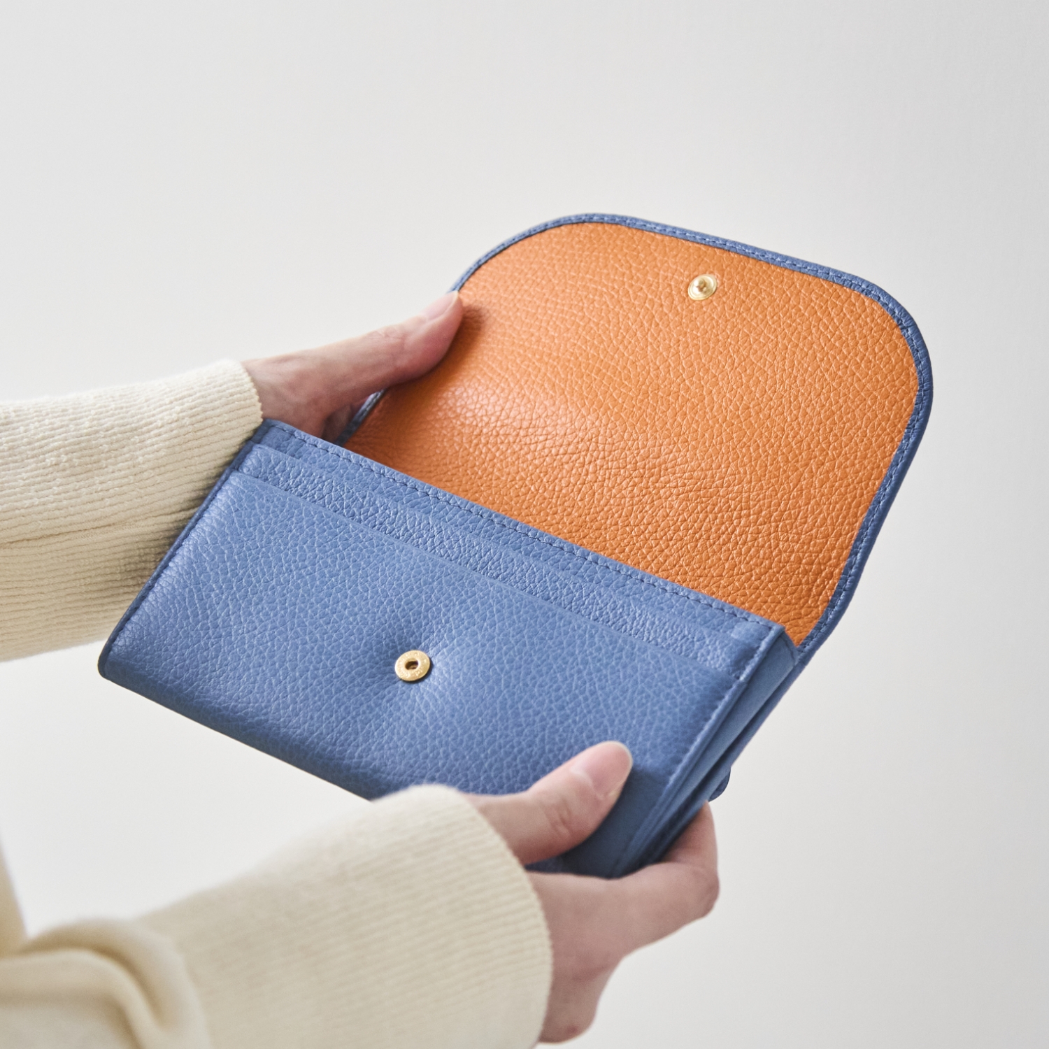 MUZICA VITA/COMBI長財布　バイカラー