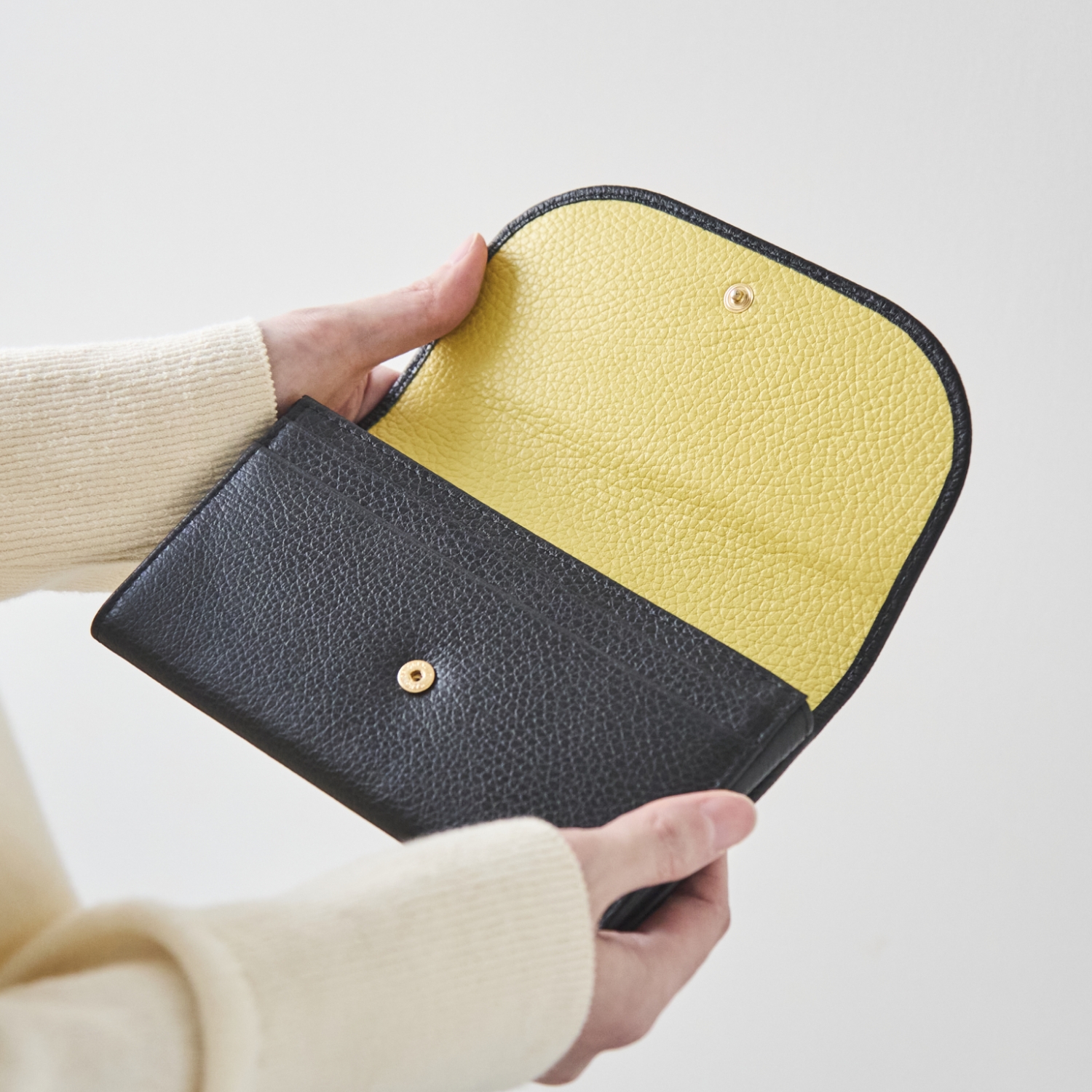 MUZICA VITA/COMBI長財布　バイカラー