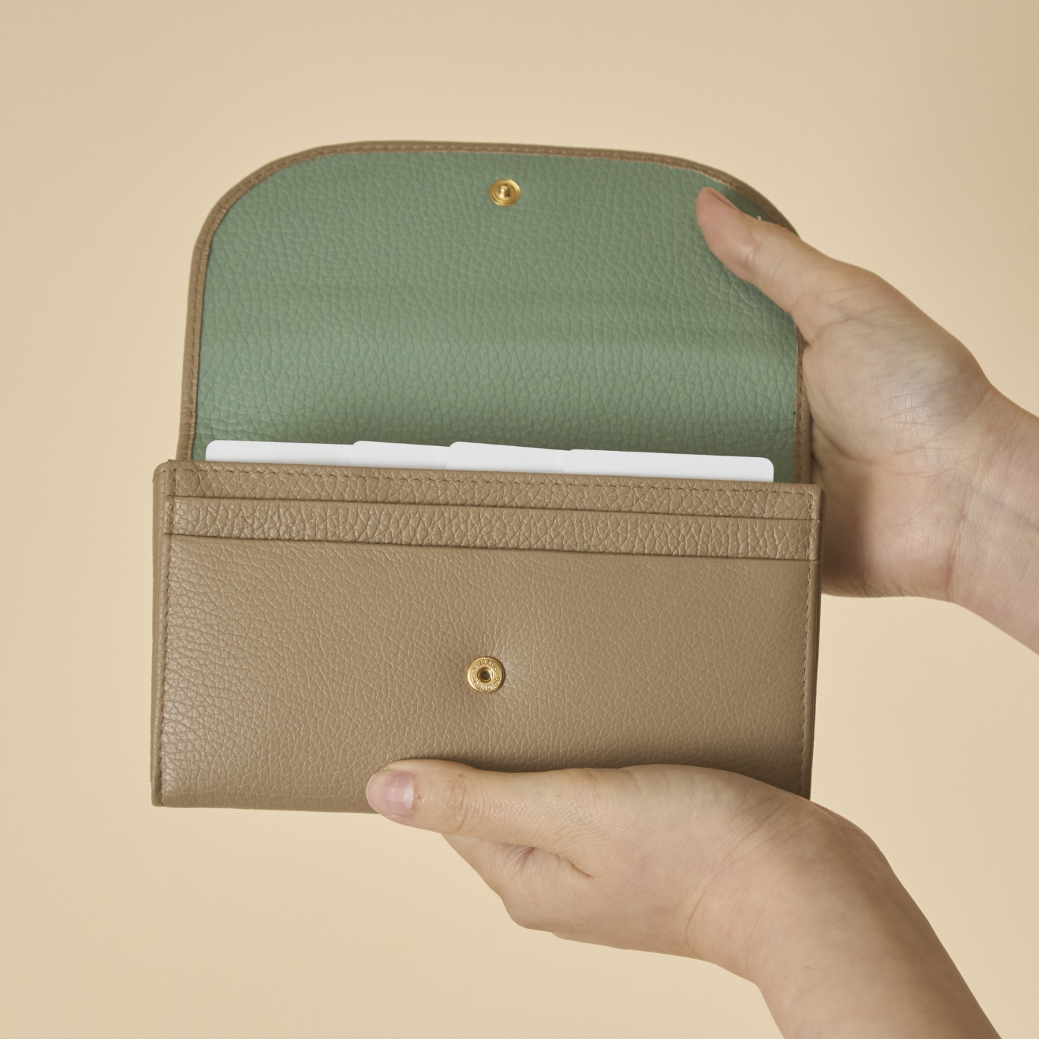 MUZICA VITA/COMBI長財布　バイカラー