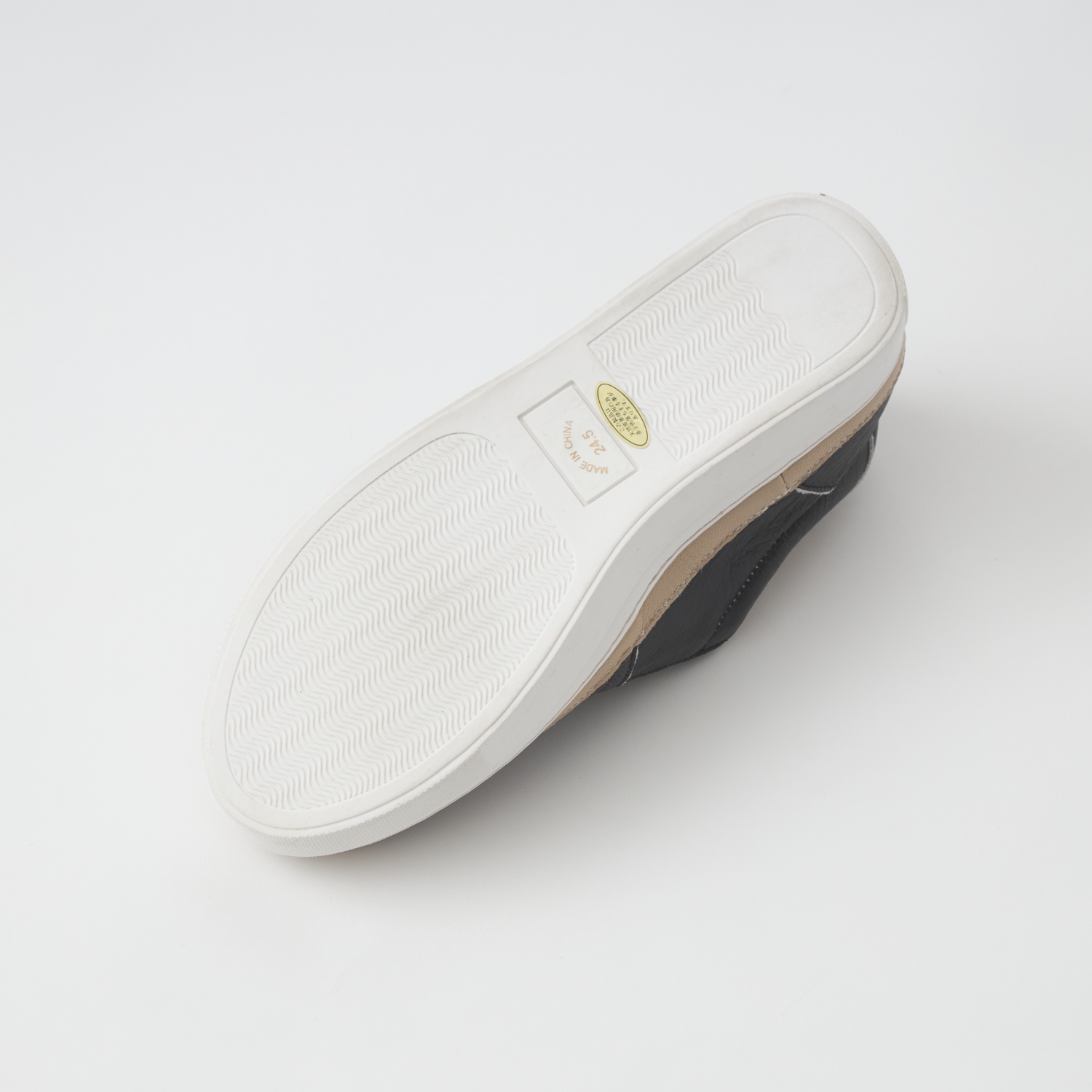 SAYA/本革インヒールスリッポン