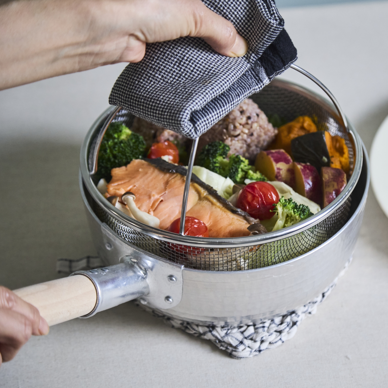 Three Snow 新越ワークス/ザルせいろ 21cm