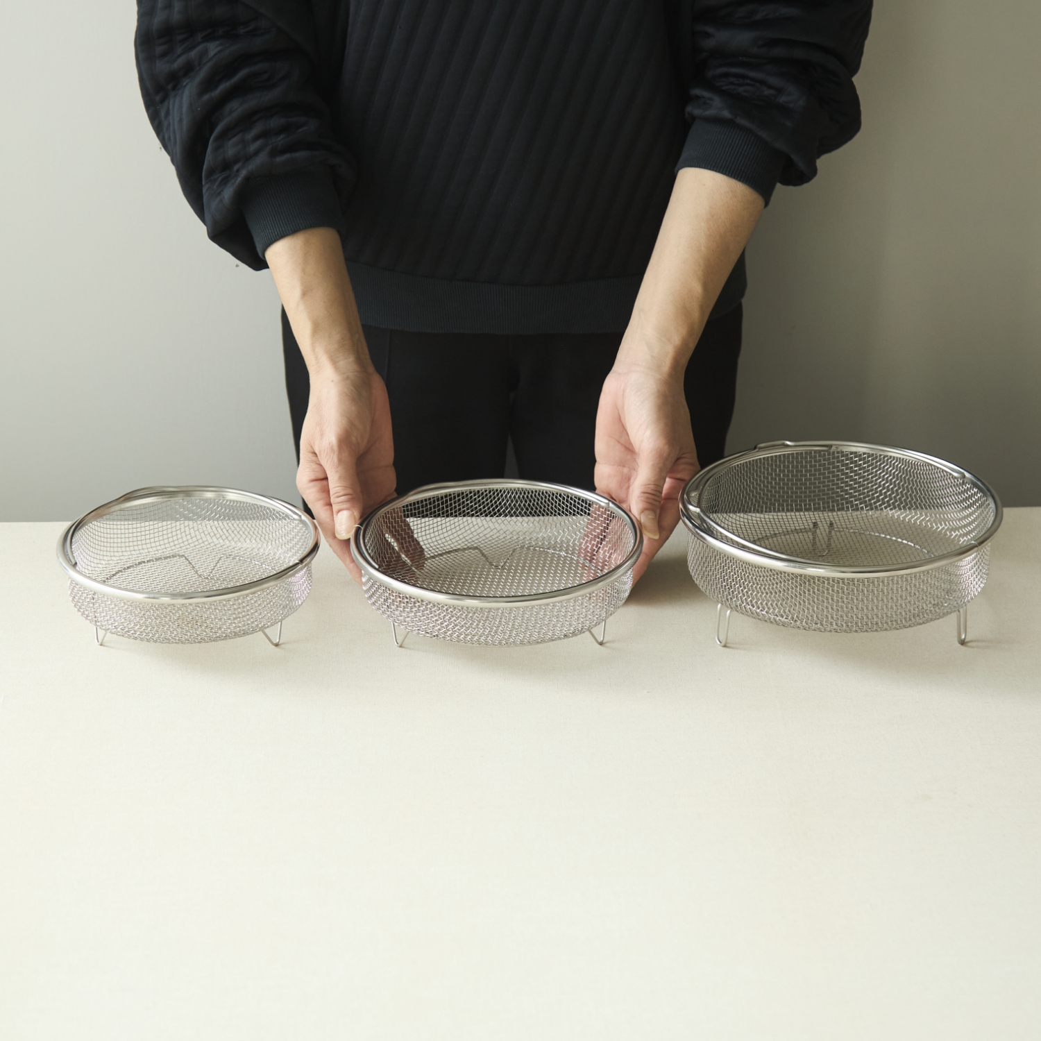 Three Snow 新越ワークス/ザルせいろ 21cm