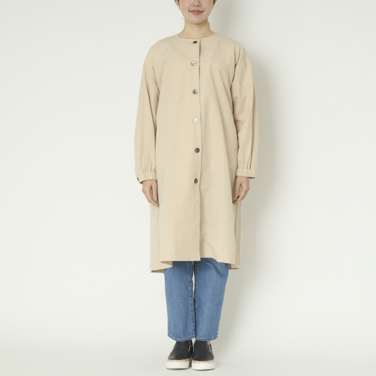 TUTIE./コットンリネン羽織りワンピース