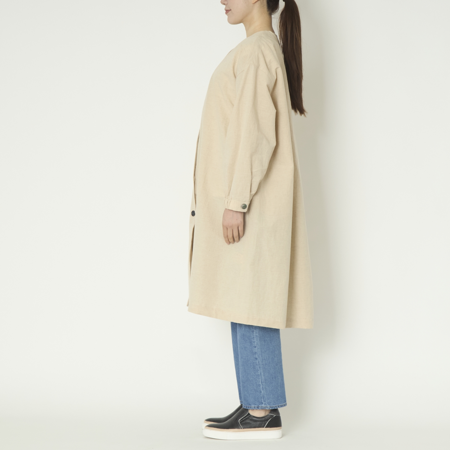 TUTIE./コットンリネン羽織りワンピース