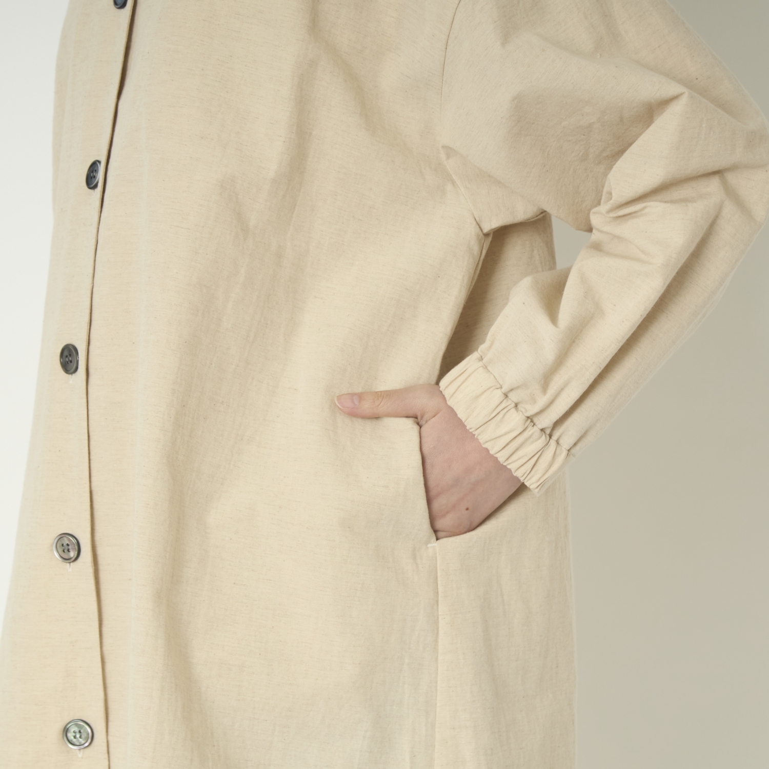 TUTIE./コットンリネン羽織りワンピース