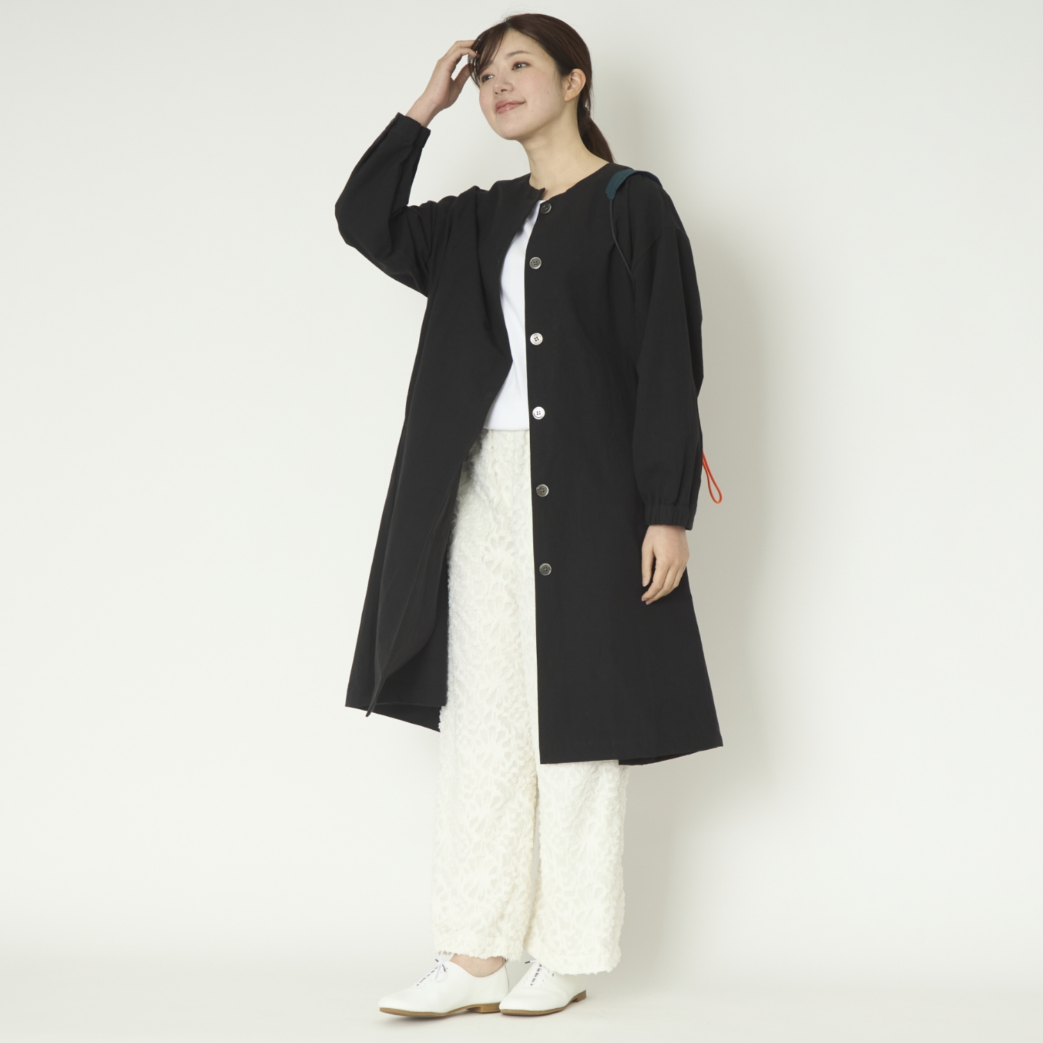 TUTIE./コットンリネン羽織りワンピース