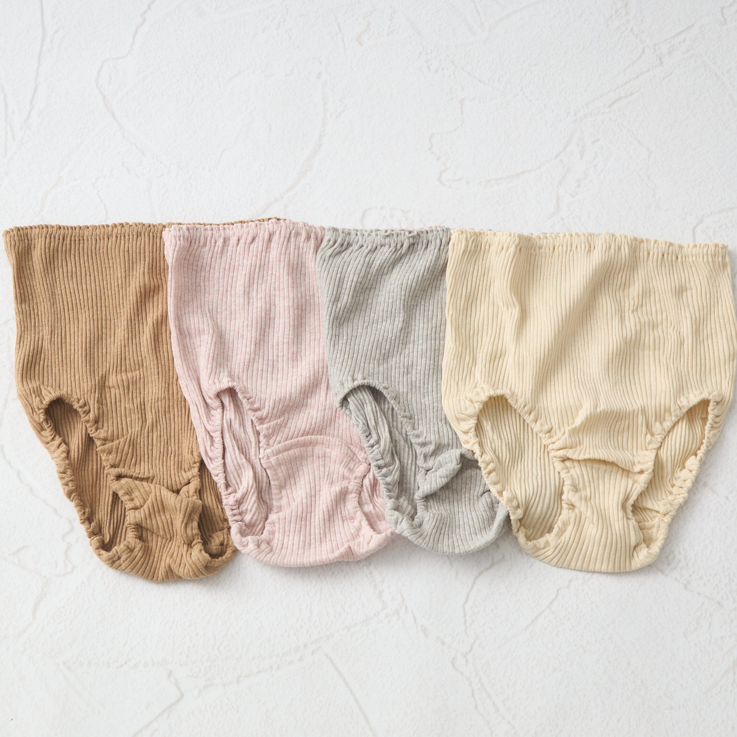 天衣無縫/リブショーツ 茶綿