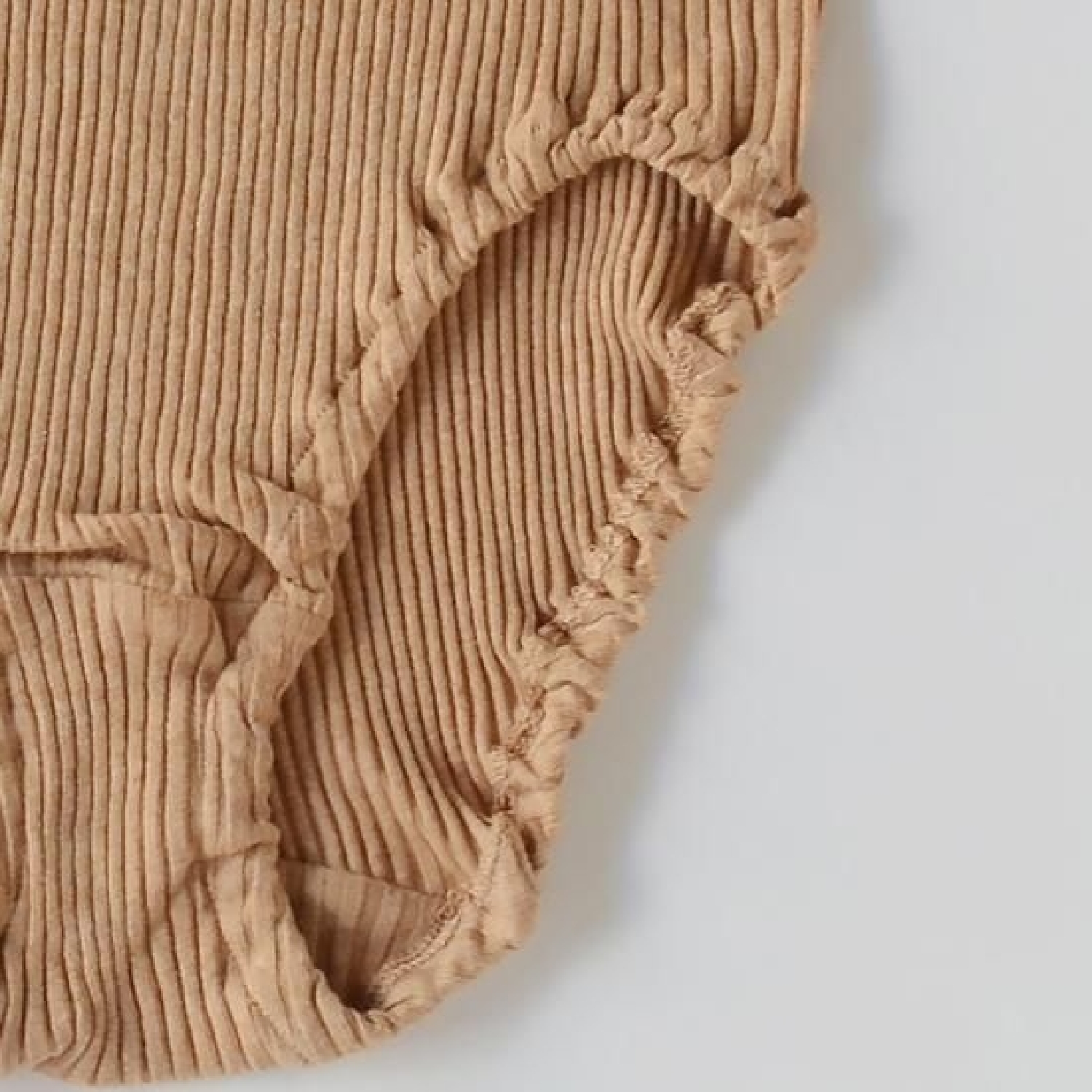 天衣無縫/リブショーツ 茶綿