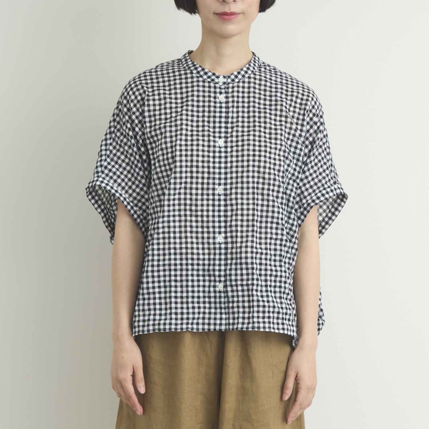 Kilka/コットンシャーリングドルマンシャツ