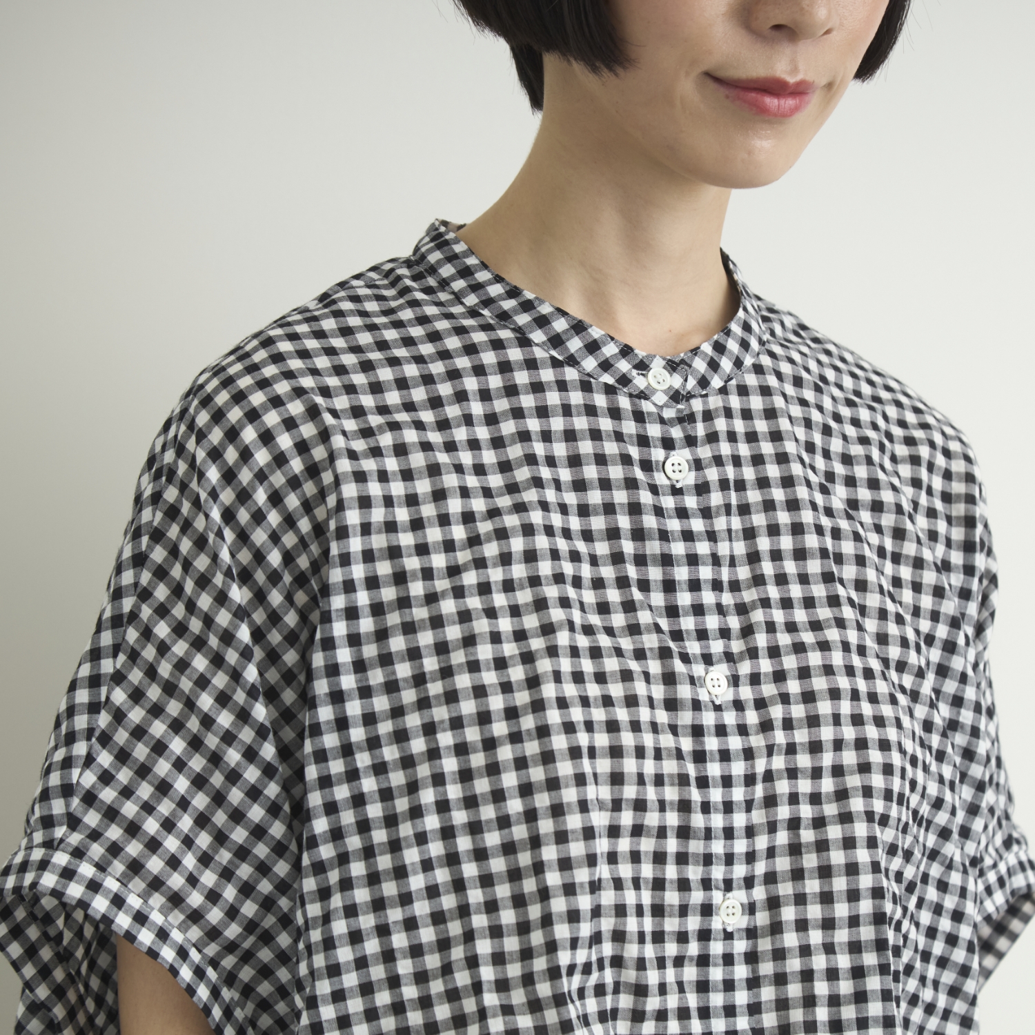 Kilka/コットンシャーリングドルマンシャツ