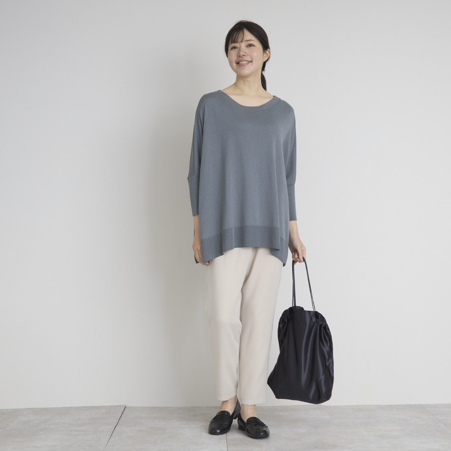 DRESS HERSELF/シルクコットンセーター