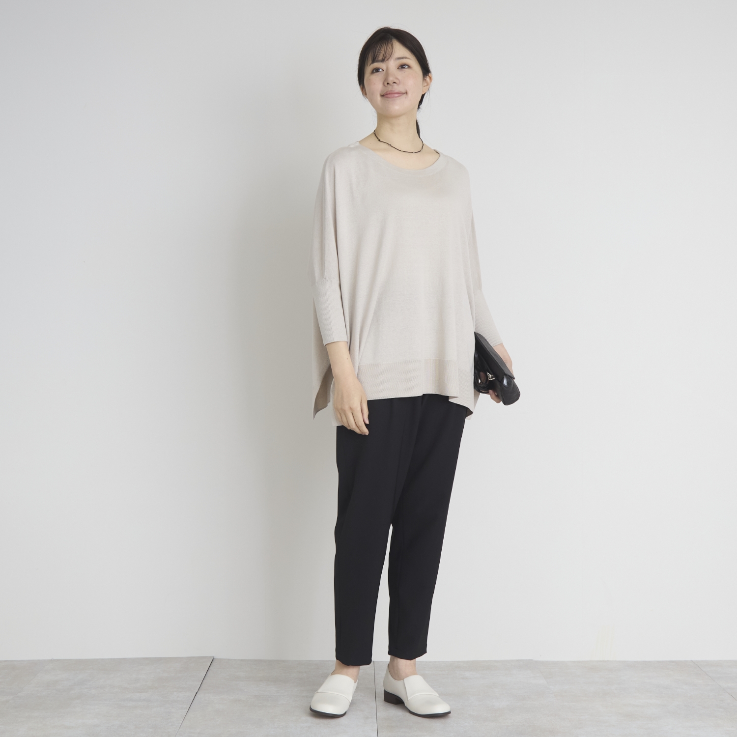 DRESS HERSELF/シルクコットンセーター