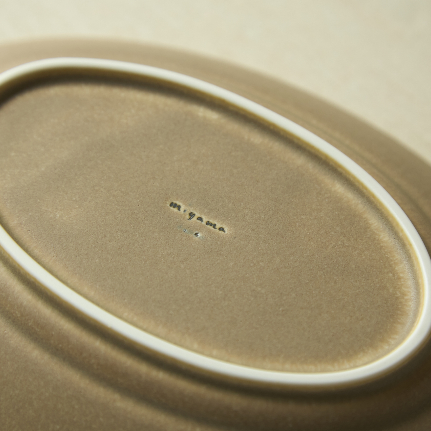 miyama./cadre oval 23cm プラター