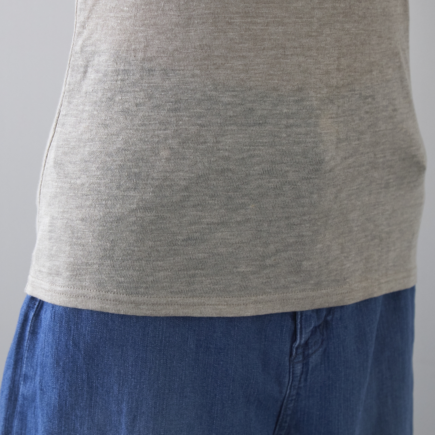Kilka/風を通してひんやり涼しいリネン100％ブラトップ おでかけ