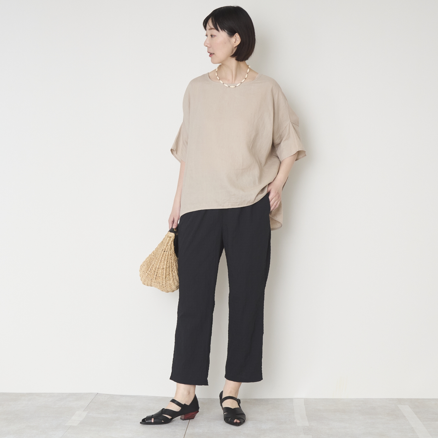 Kilka/接触冷感素材の見せるペチパンツ