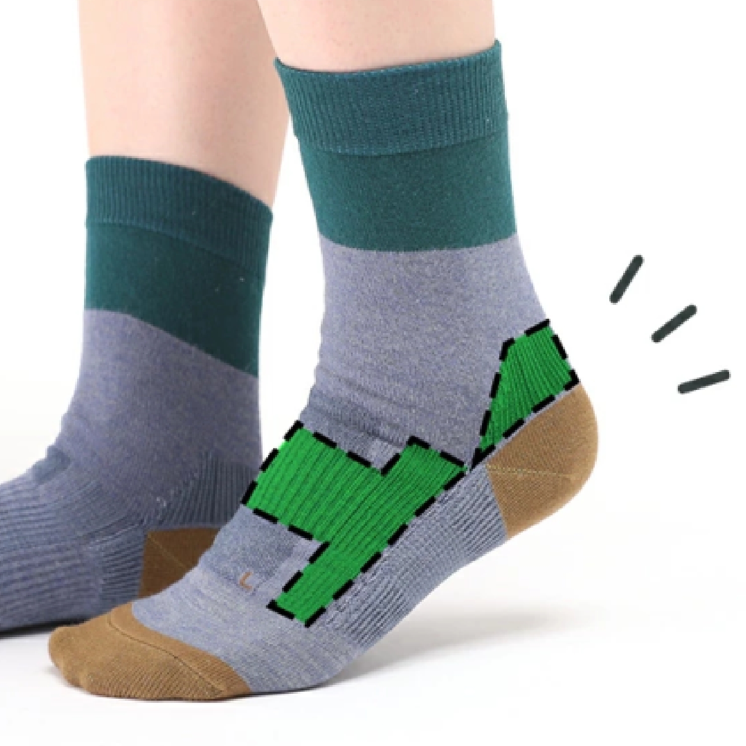 エコノレッグ/疲れしらずのくつした(R) カラフル