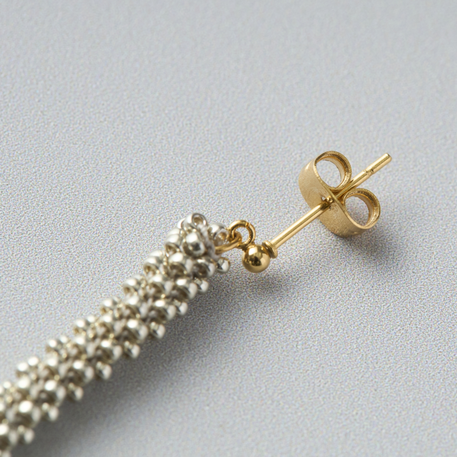 inch"/ビーズピアス TOMI