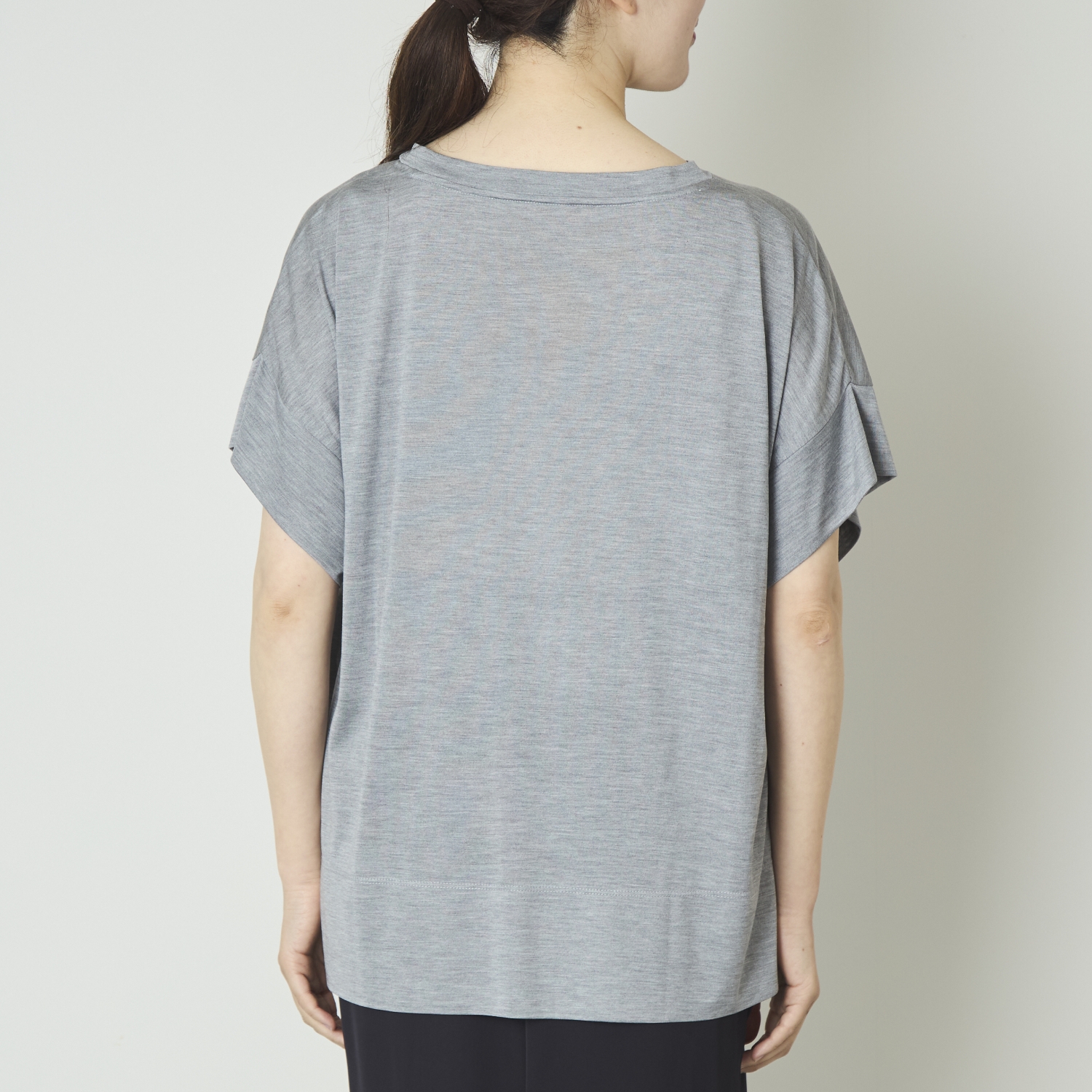 DRESS HERSELF/シルクワイドTシャツ