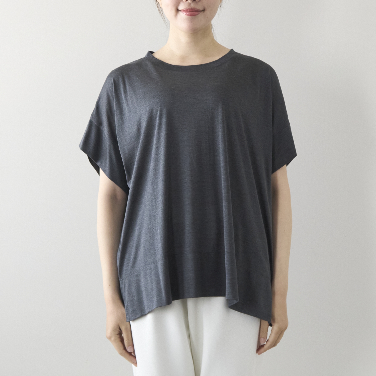 DRESS HERSELF/シルクワイドTシャツ