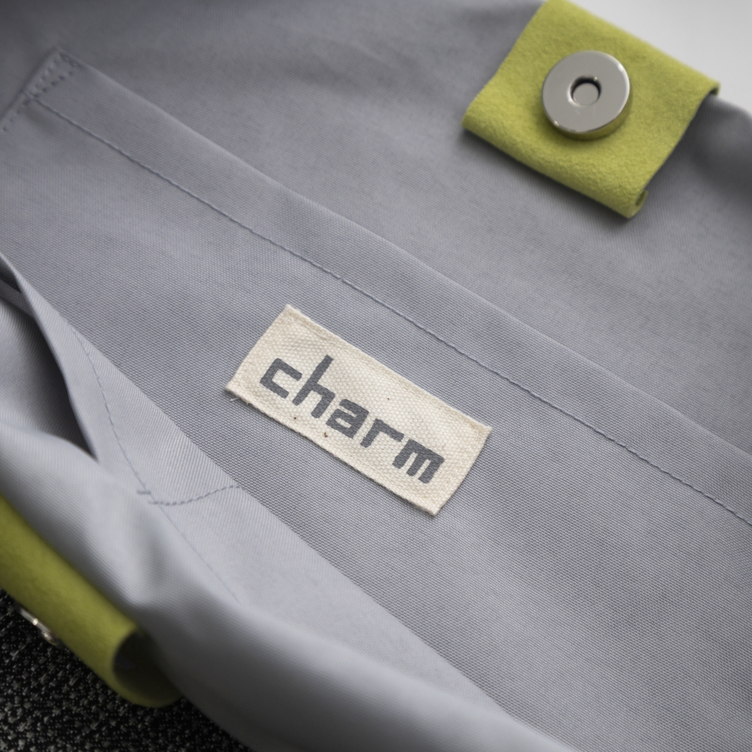 charm/シャーリングバッグ L　ドミノ