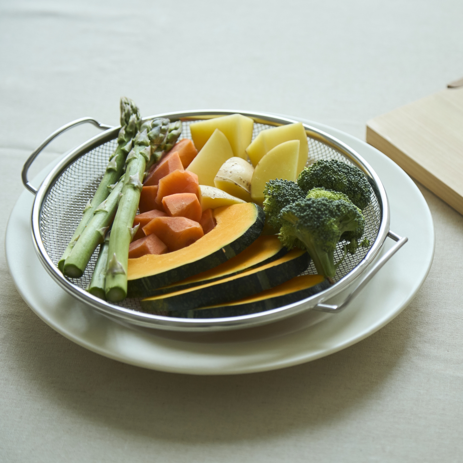 Three Snow 新越ワークス/お料理上手な平ザル 22cm