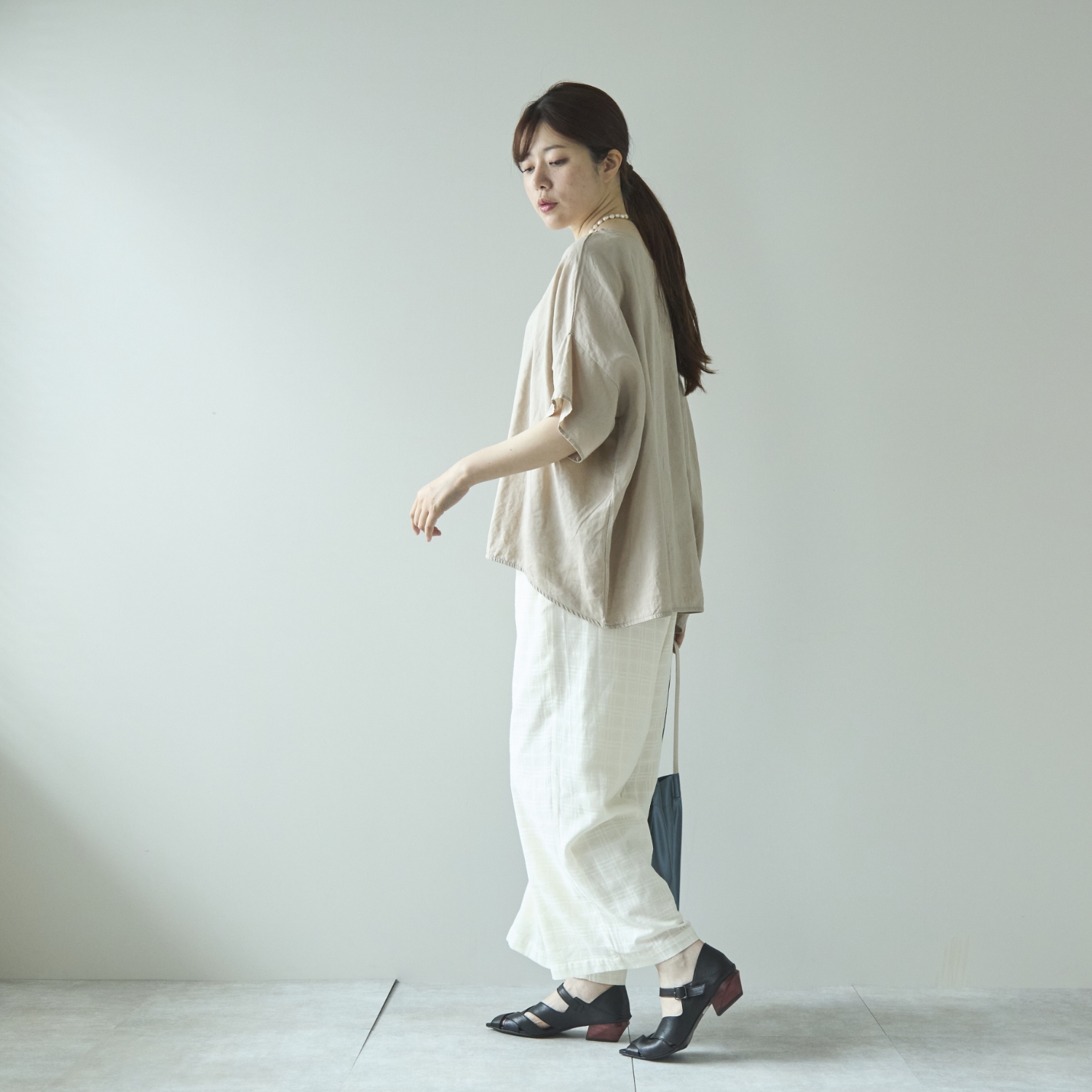 RABOKIGOSHI works/本革2WAYグルカ風パンプス