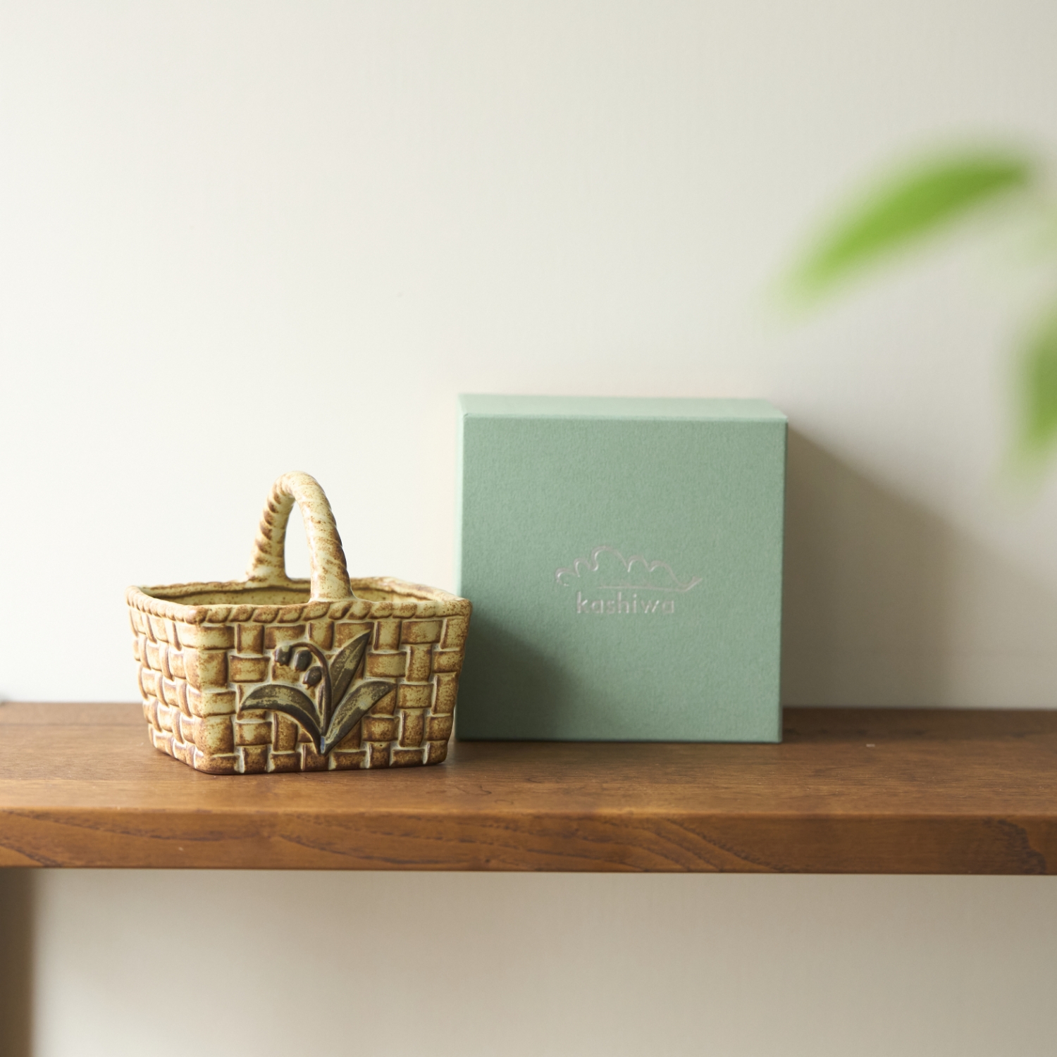 かしわ窯/ケース Trinket Box Basket