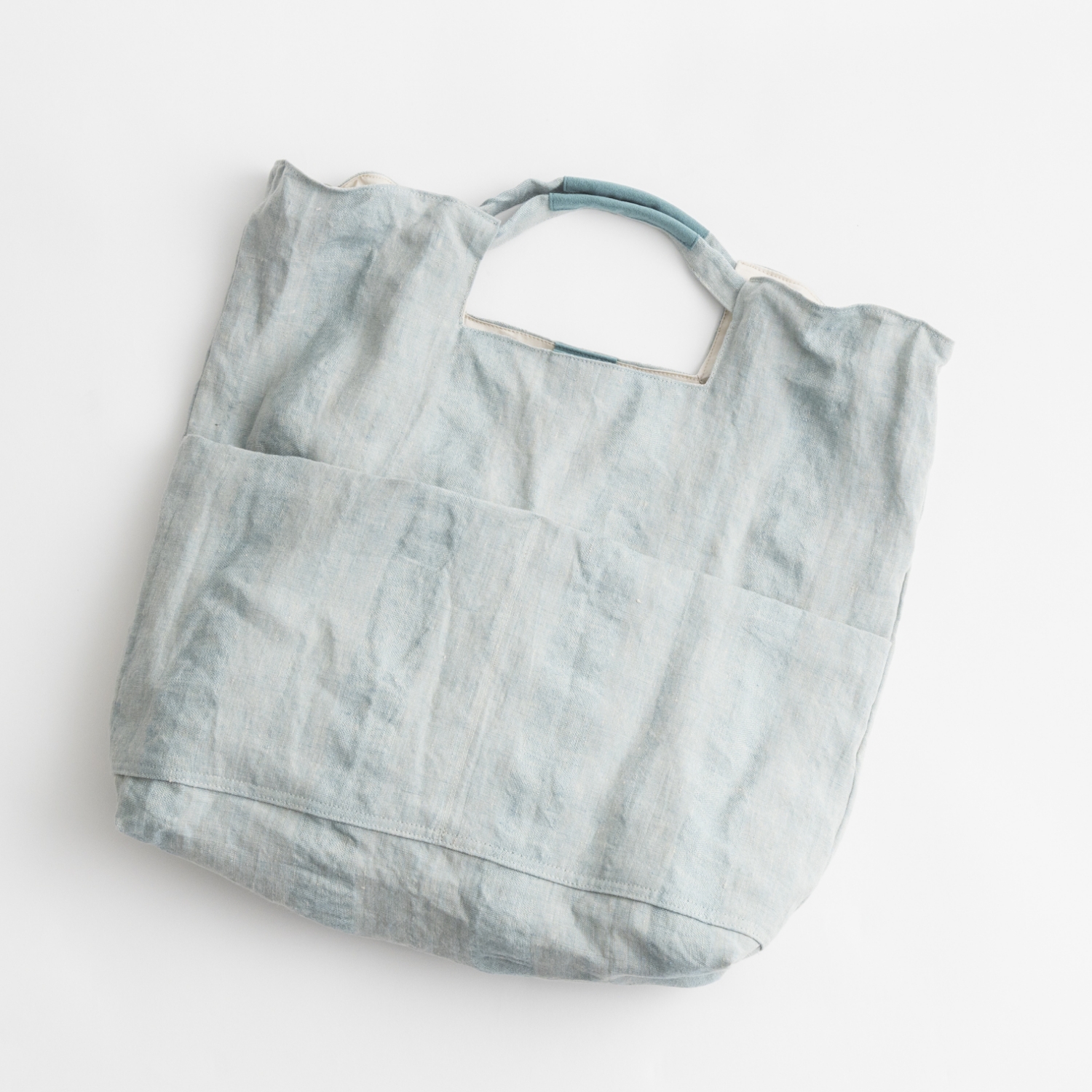 charm/リネンシャーリングバッグ　XL