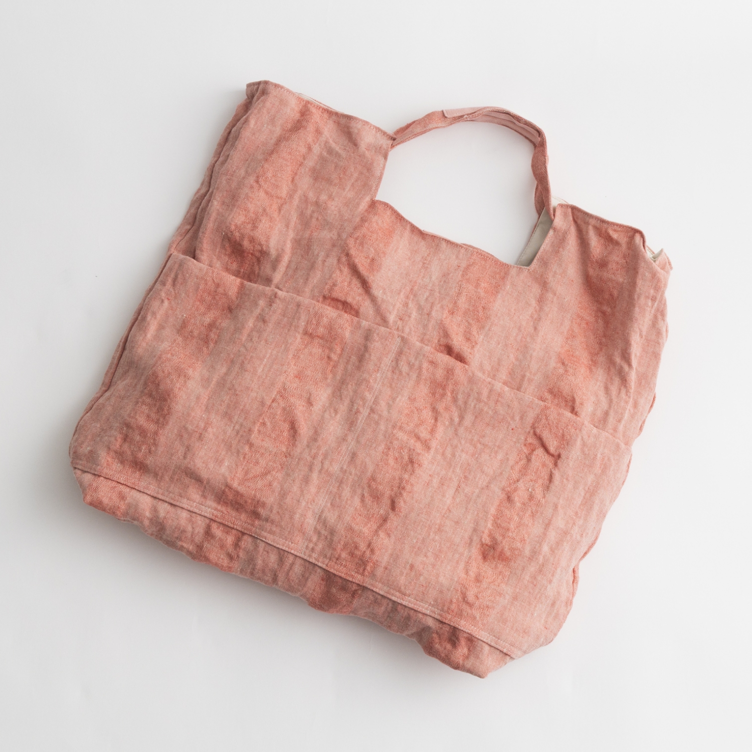 charm/リネンシャーリングバッグ　XL